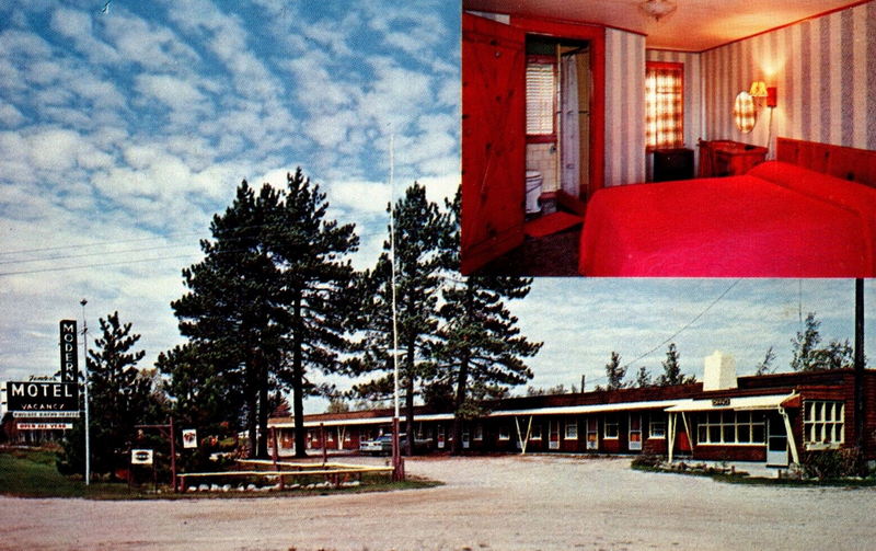 Fenders Motel - Old Postcard (newer photo)